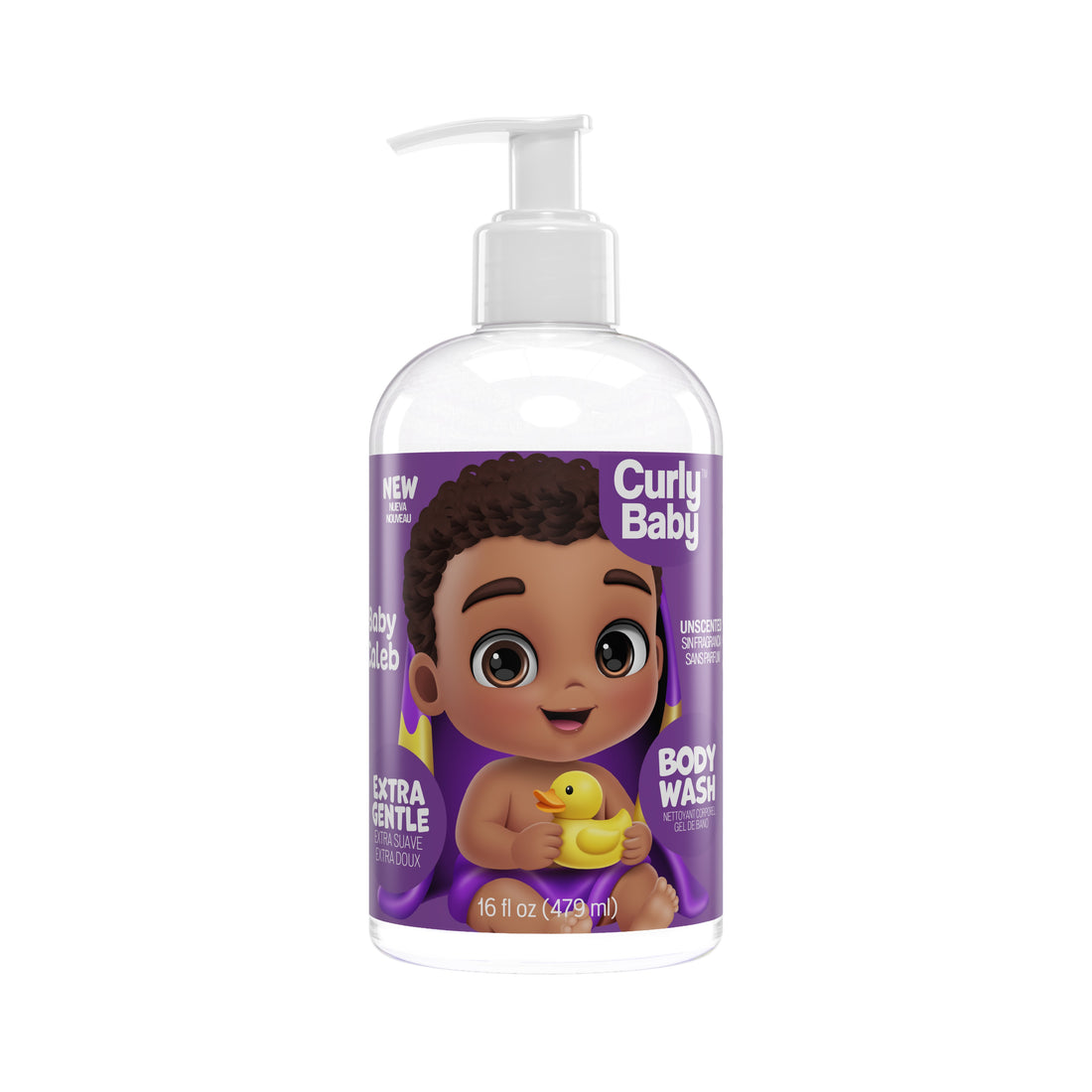 Unscented Body Wash - CurlyBaby