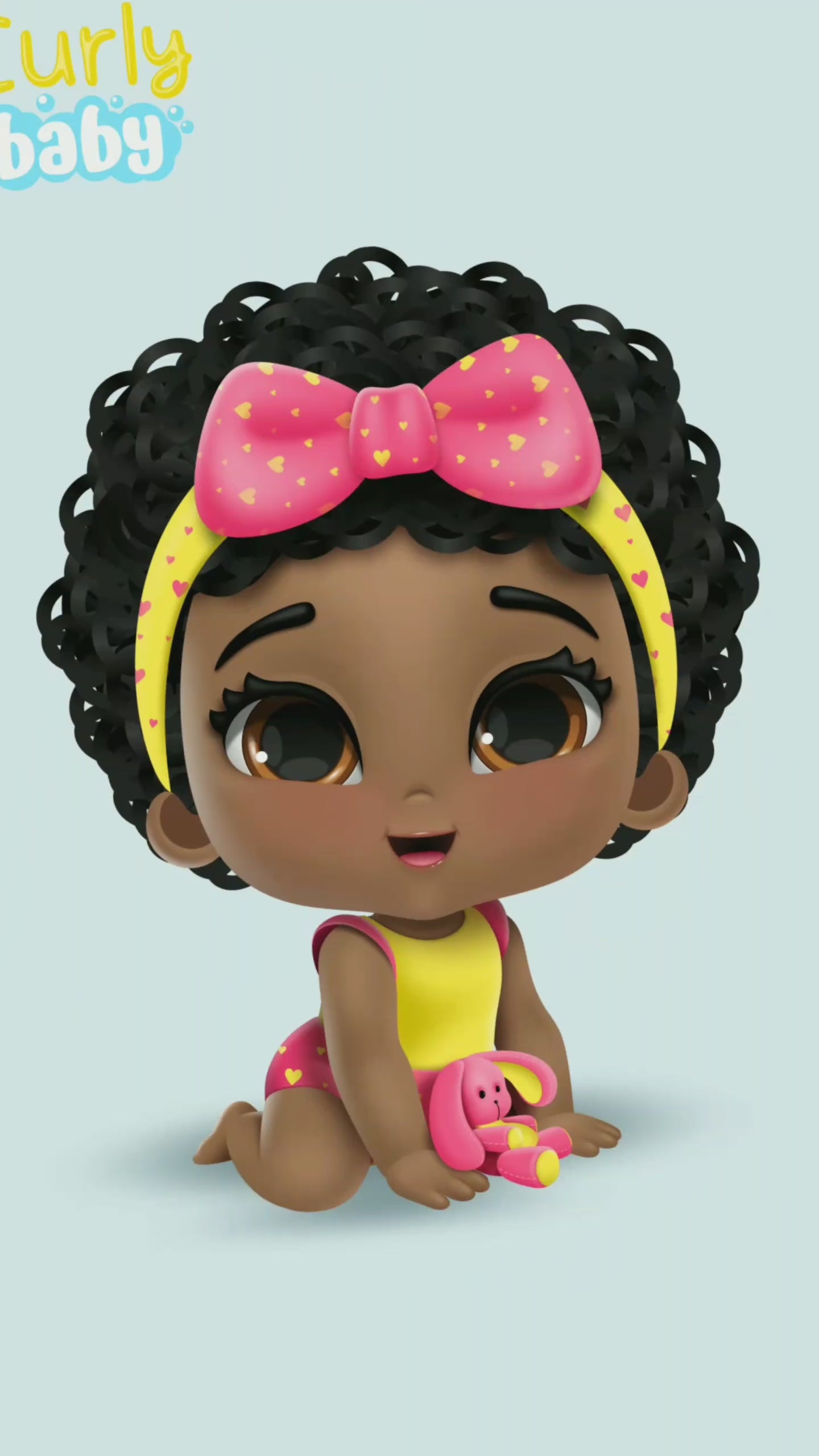 Load video: CurlyBaby Mascots