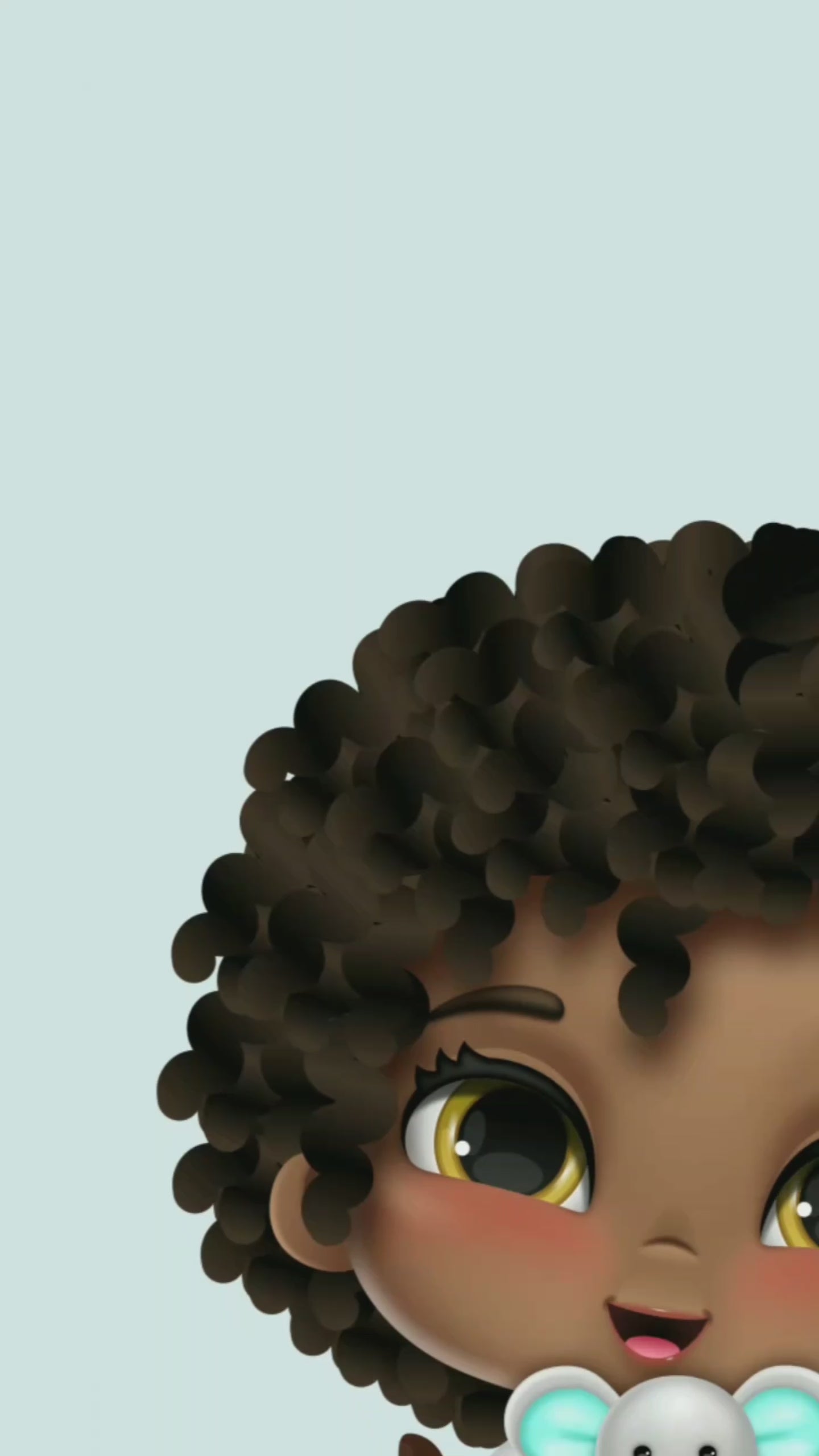 Load video: Aliyah - CurlyBaby Mascots